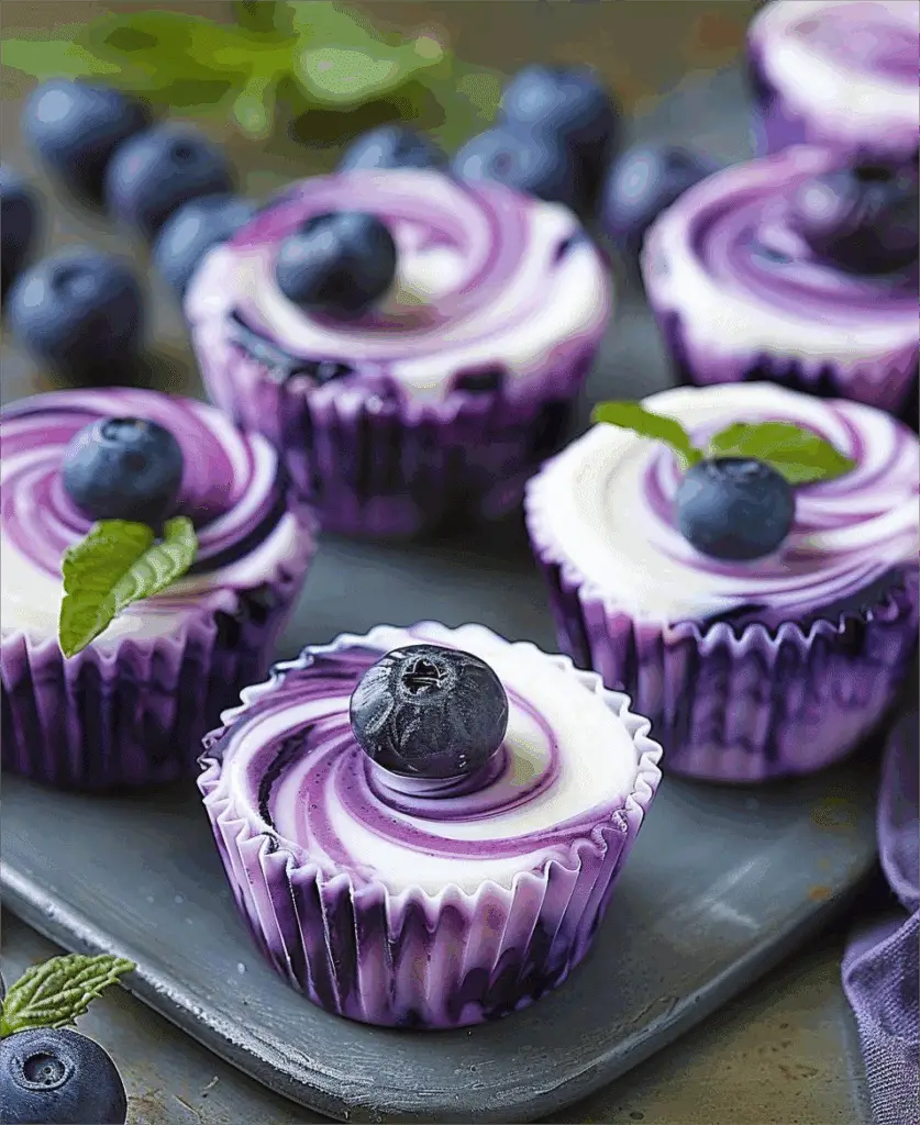 Blueberry Swirl Yogurt Bites