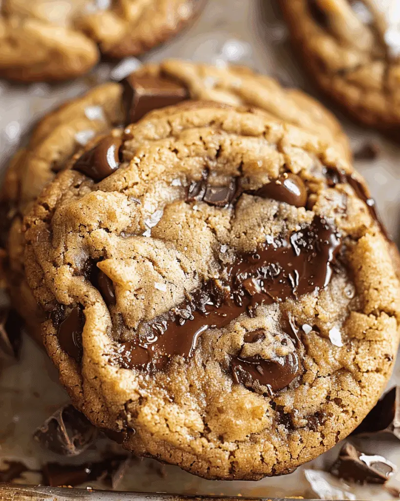 Browned Butter Toffee Chocolate Chip Cookies