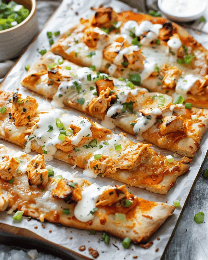 Buffalo Chicken Flatbread