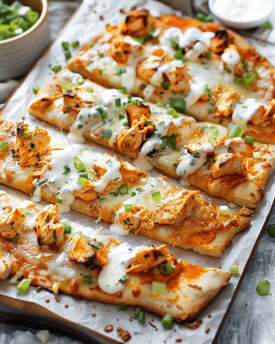 Buffalo Chicken Flatbread