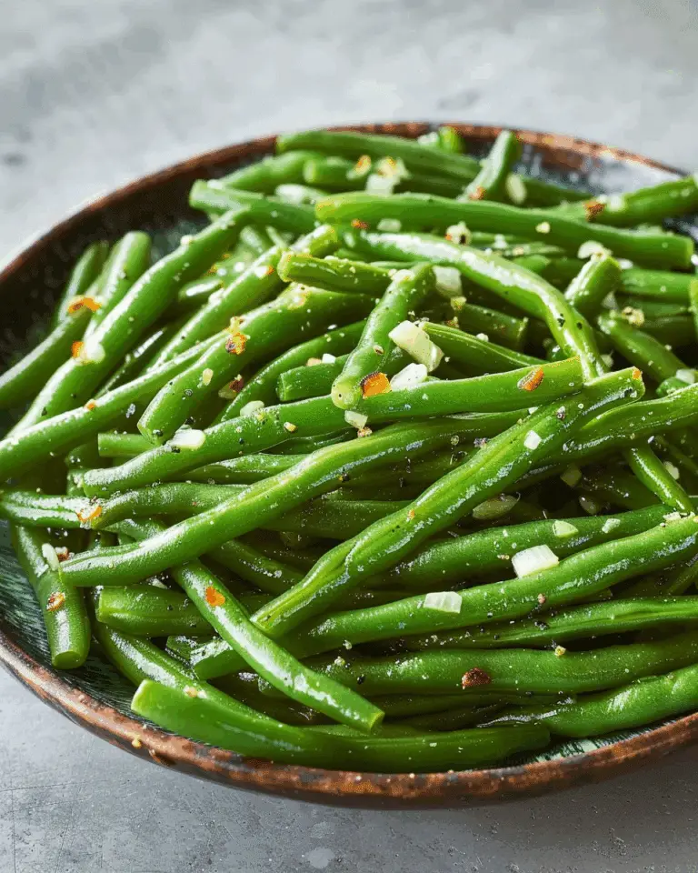 Buttery Garlic Green Beans