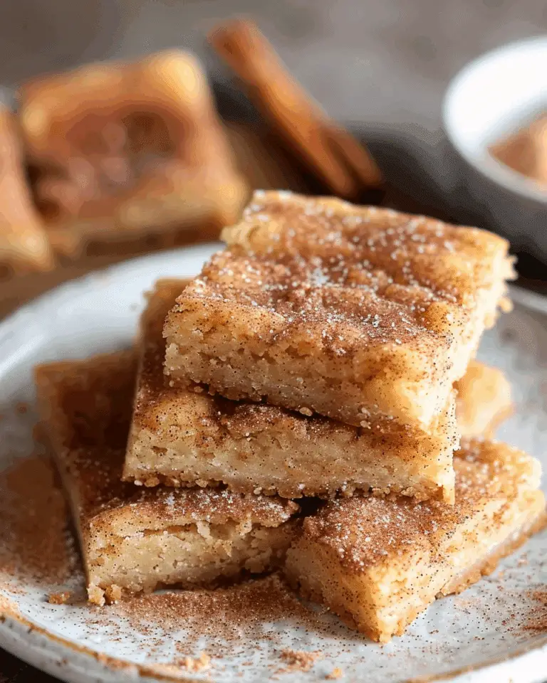 Chewy Snickerdoodle Bars