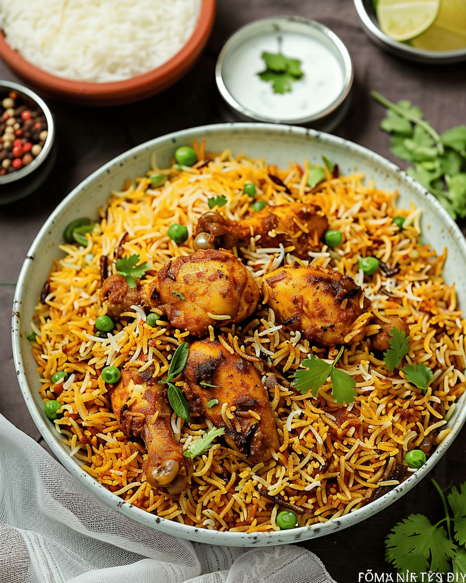 Restaurant Style Chicken Biryani