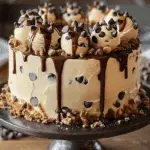 Chocolate Chip Cookie Dough Ice Cream Cake
