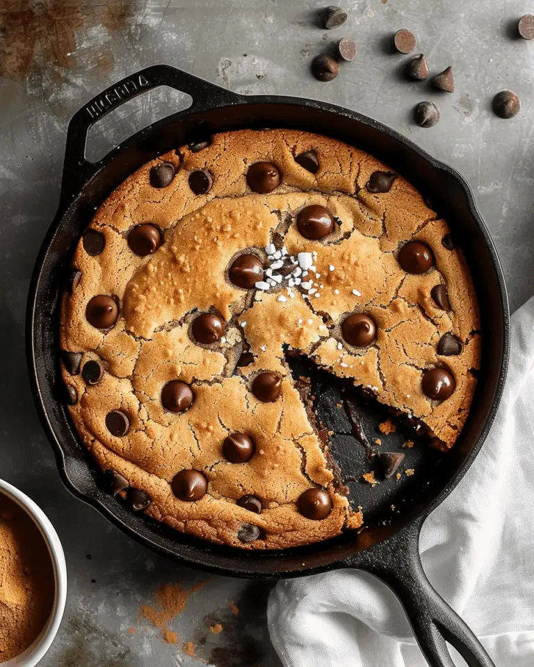 Chocolate Chip Skillet Cookie