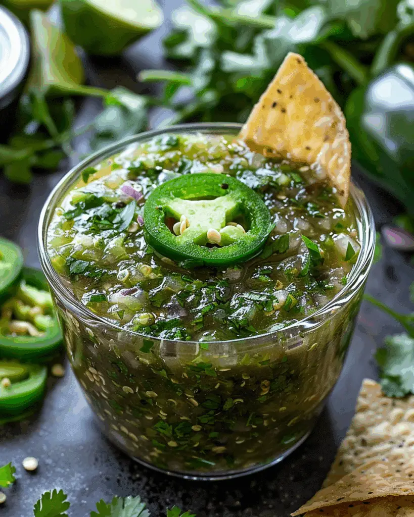 Cilantro-Lime Jalapeño Salsa