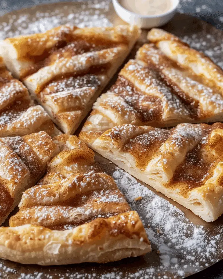 Cinnamon‑Sugar Pizza Made with Crescent Rolls