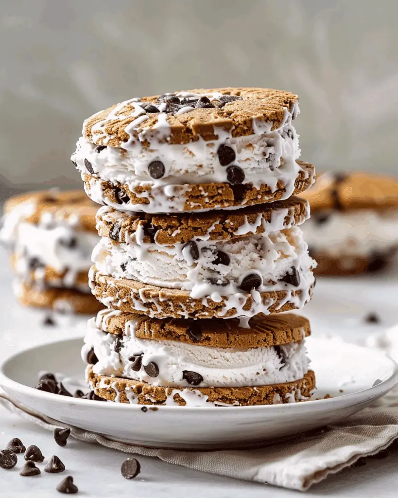 Cookie Ice Cream Sandwiches