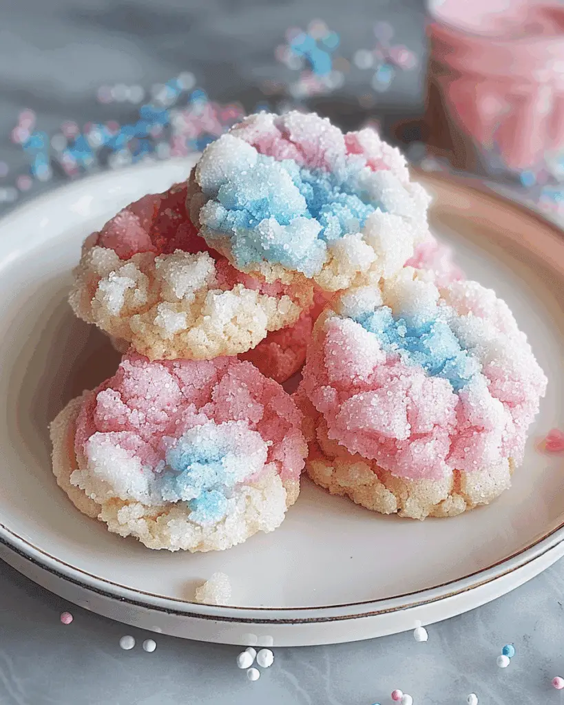 Cotton Candy Cookies