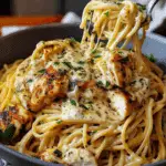Creamy Cajun Chicken Spaghetti
