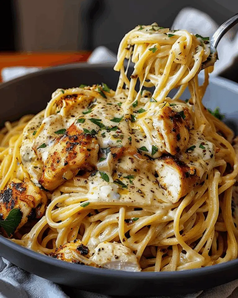 Creamy Cajun Chicken Spaghetti