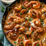 Creamy Garlic Paprika Shrimp Skillet