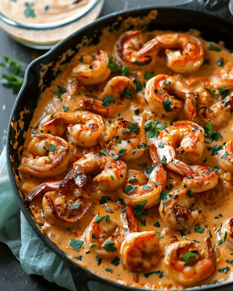 Creamy Garlic Paprika Shrimp Skillet