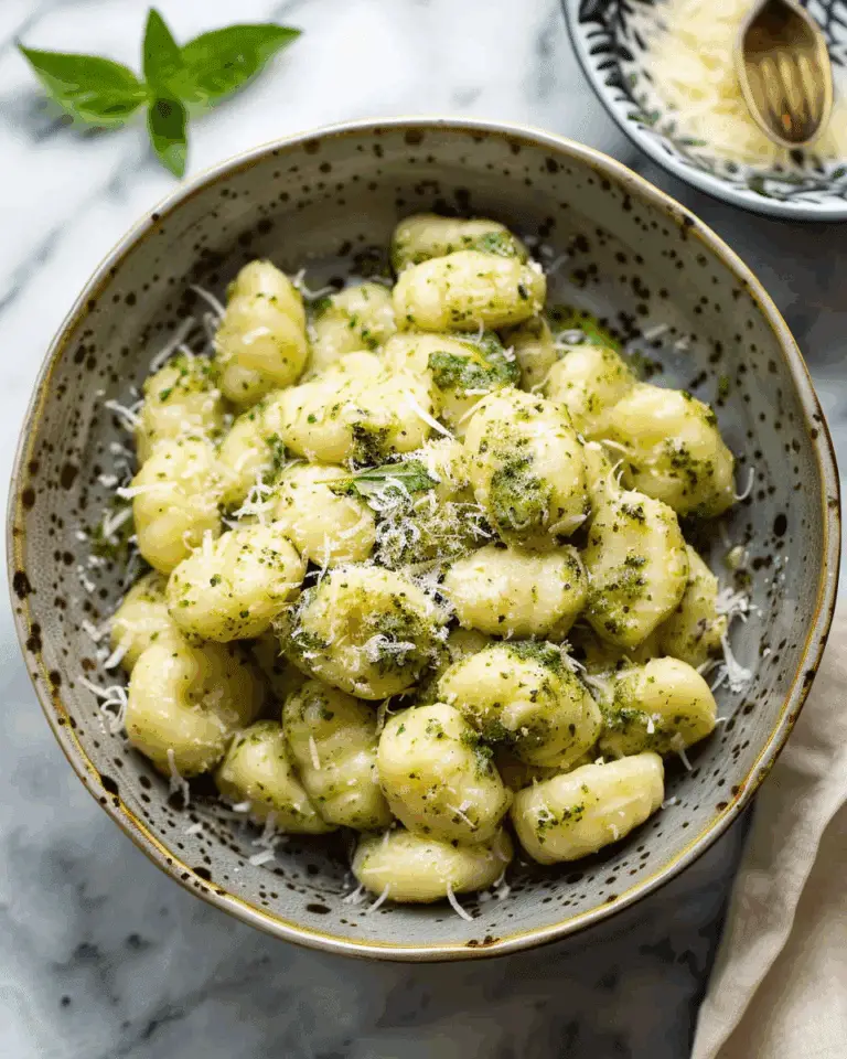 Creamy Pesto Gnocchi