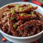 Crispy Honey Chili Beef Strips