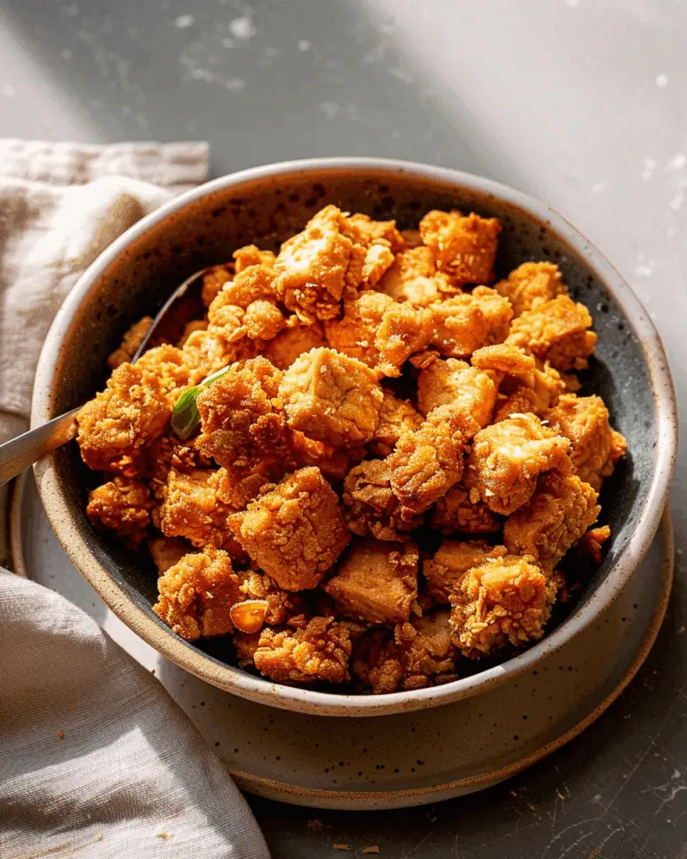 Crispy and Crunchy Baked Tofu Bits