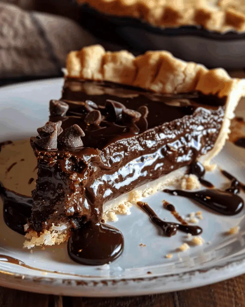 Decadent Hot Fudge Pie