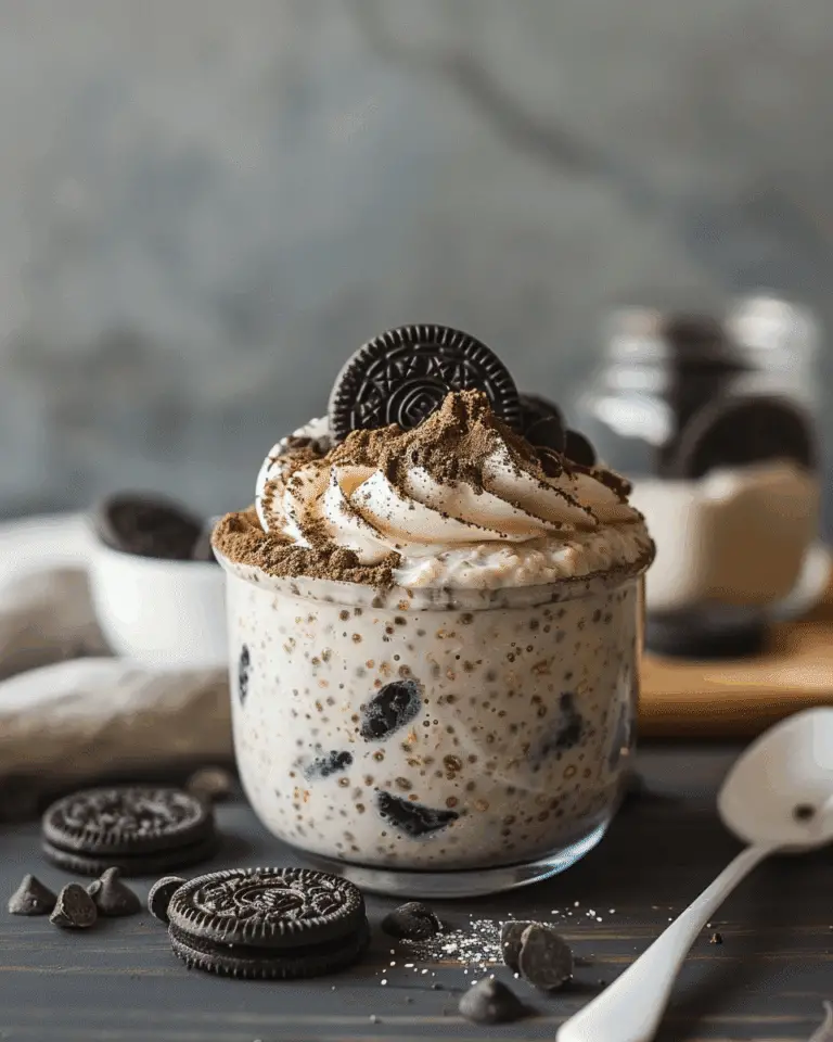 Decadent Oreo Overnight Oats