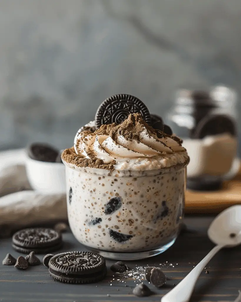 Decadent Oreo Overnight Oats