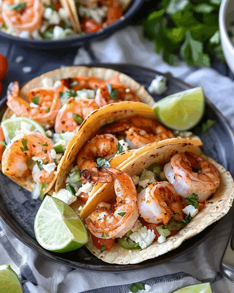 Easy Chile Lime Shrimp Tacos