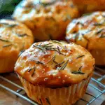 Easy Garlic Rosemary Focaccia Muffins
