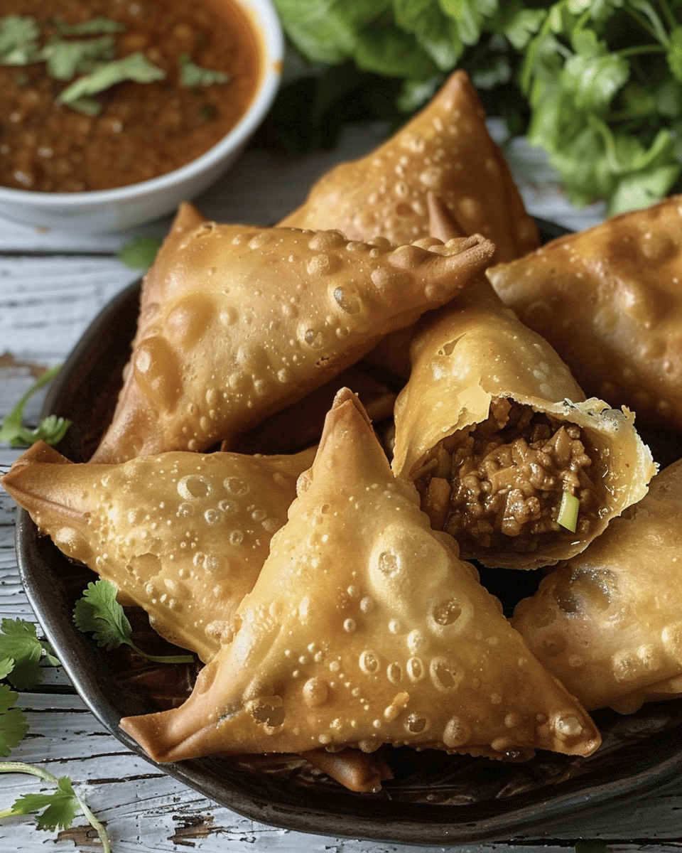 Easy Minced Beef Samosas