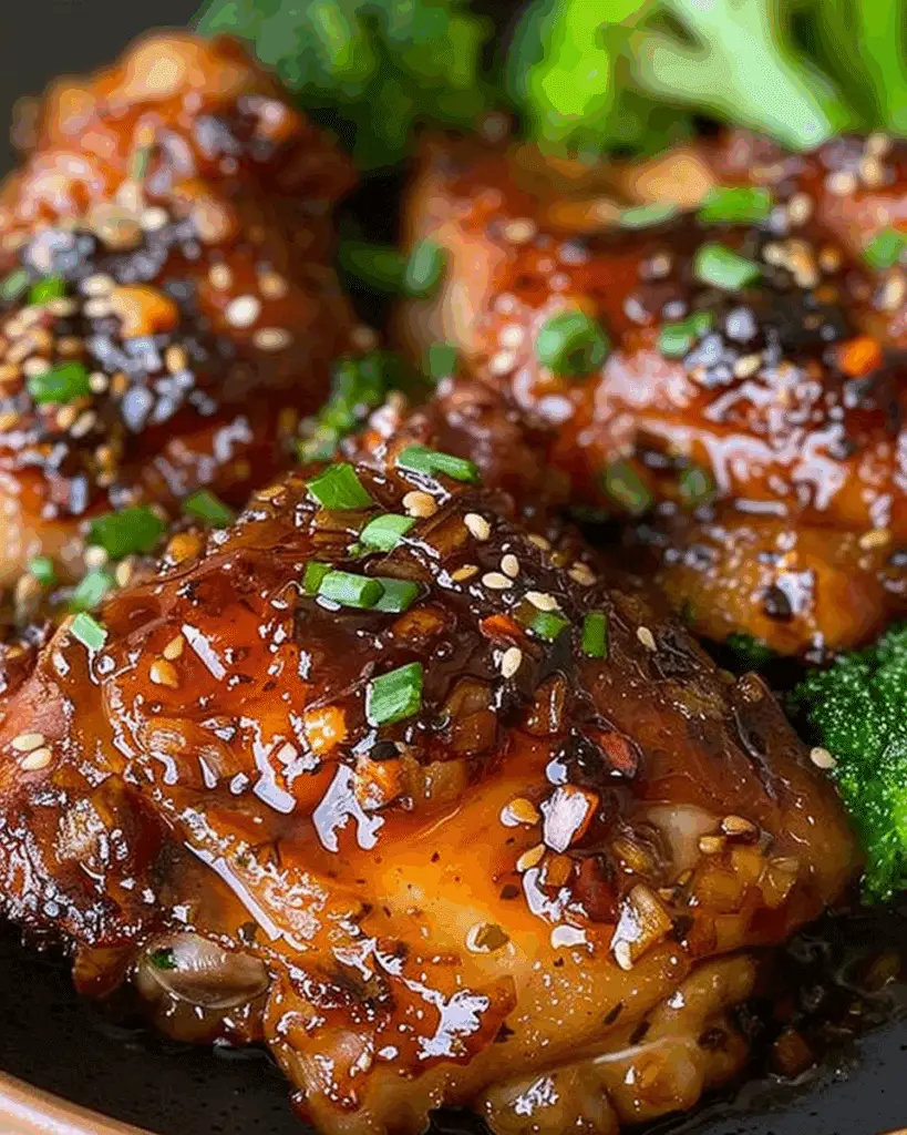 Easy Soy Garlic Chicken Thighs