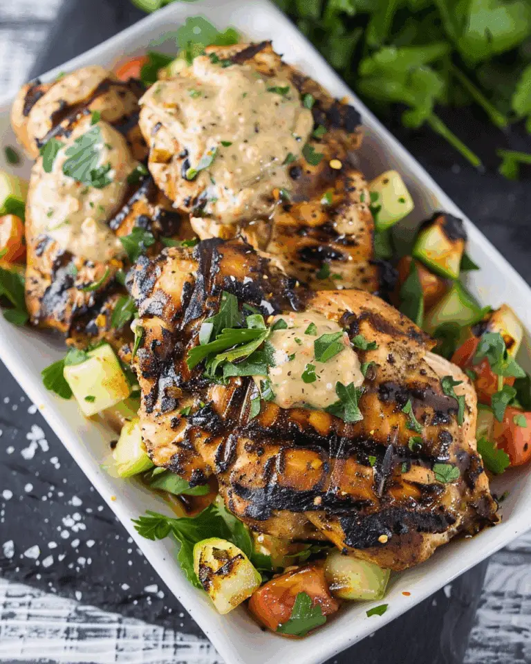 Grilled Tahini Chicken