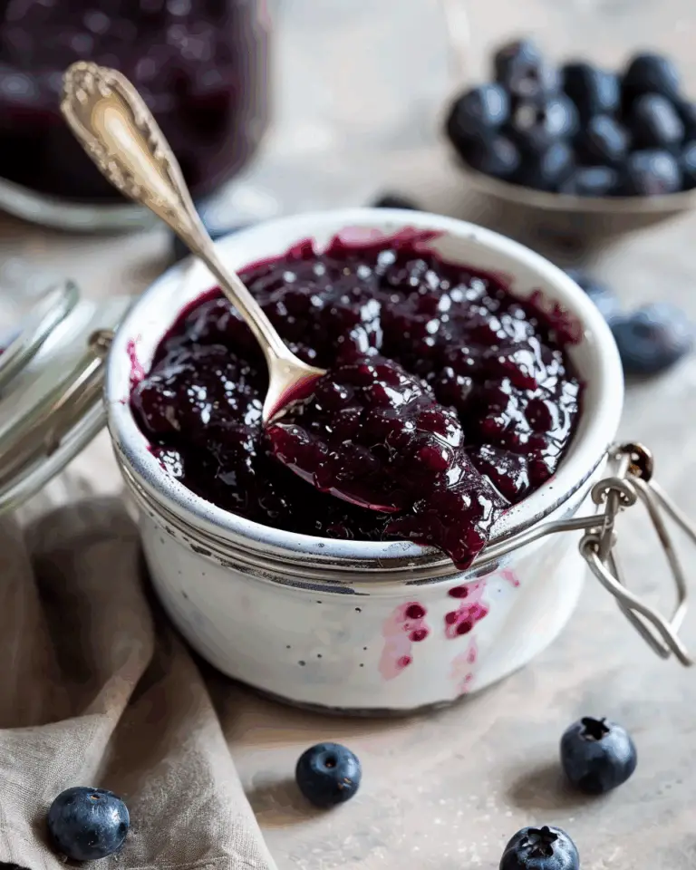 Homemade Blueberry Sauce