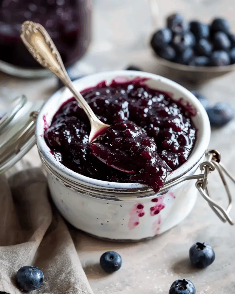 Homemade Blueberry Sauce