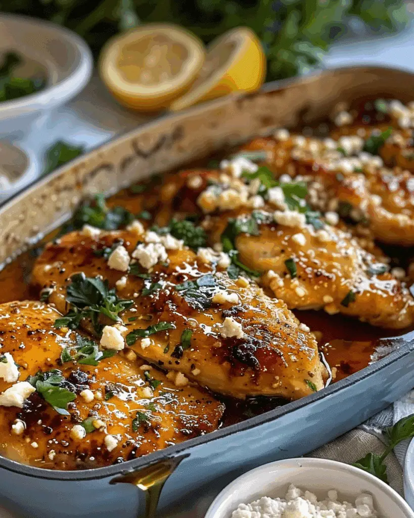 Hot Honey Feta Chicken
