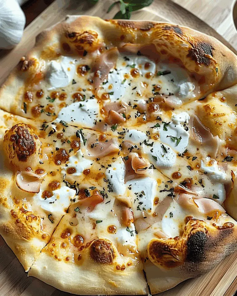 White Pizza with Hot Honey