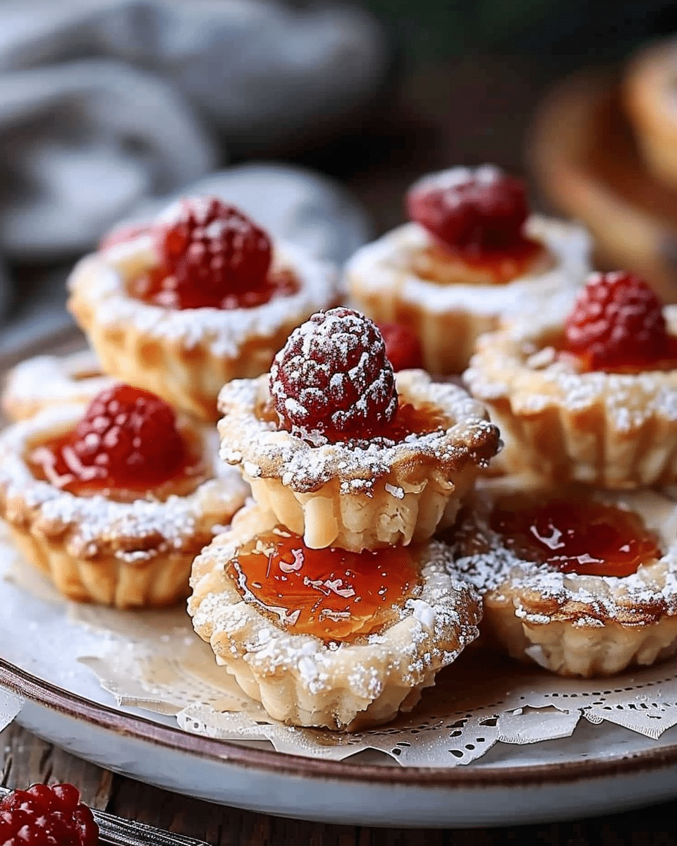 Jammy Coconut Thumbprint Tartlets