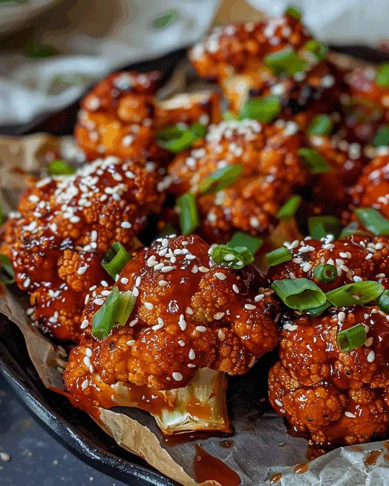 Korean Baked Cauliflower