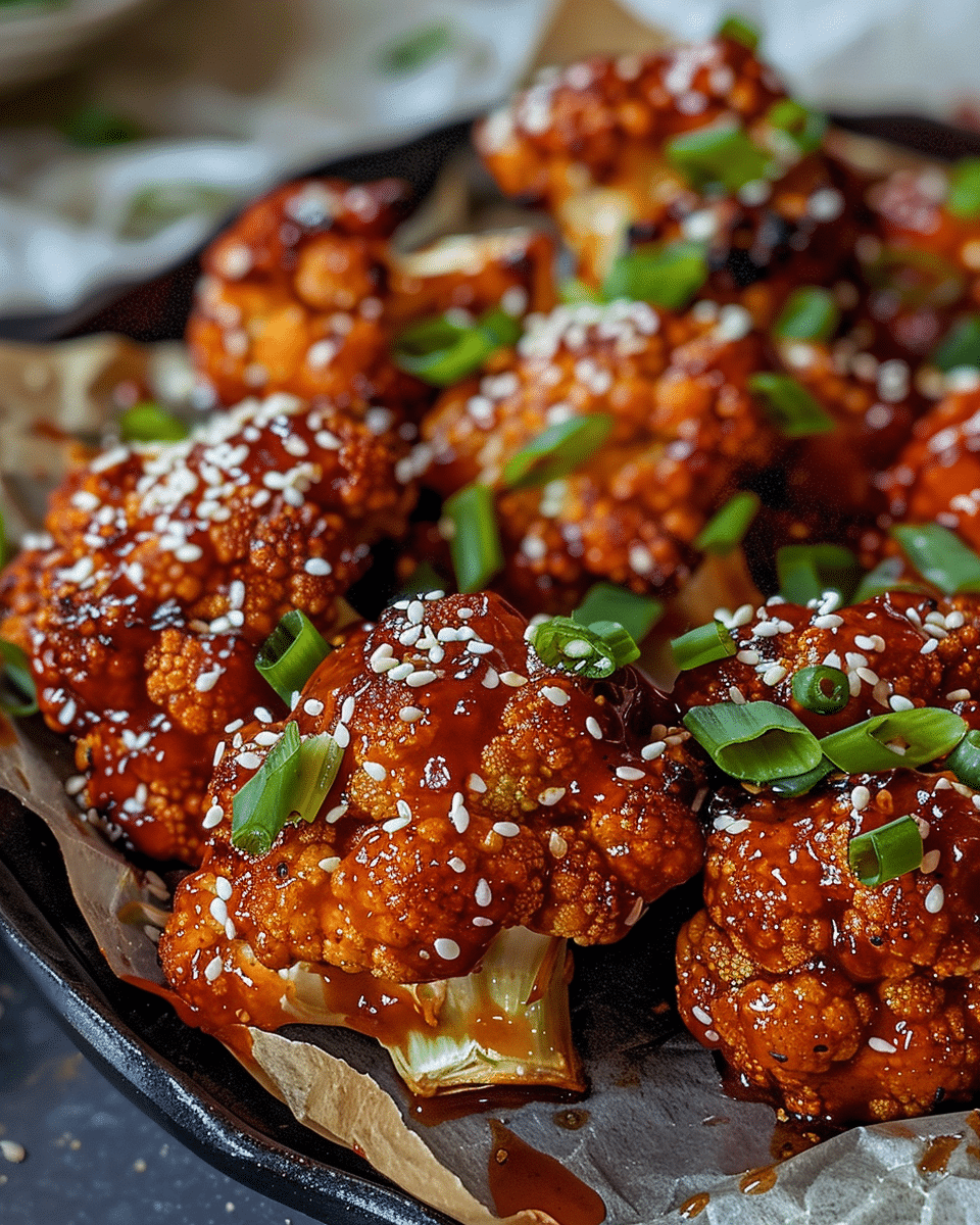 Korean Baked Cauliflower