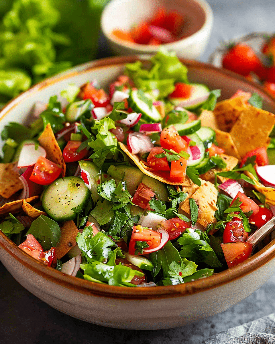 Lebanese Fattoush