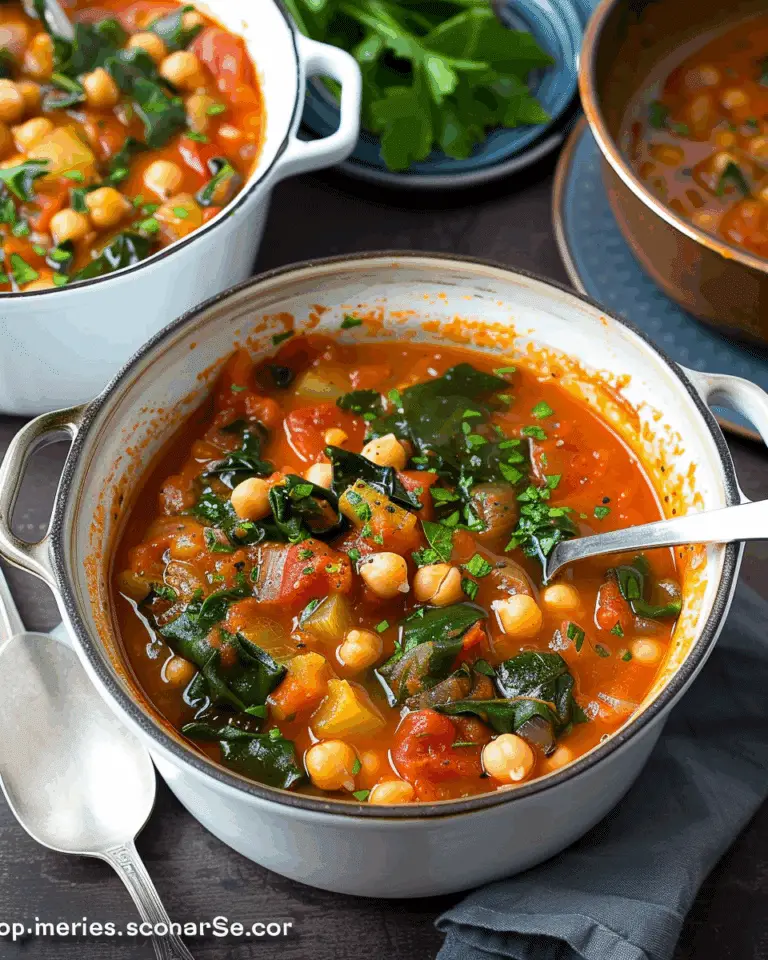 Mediterranean Chickpea & Vegetable Stew