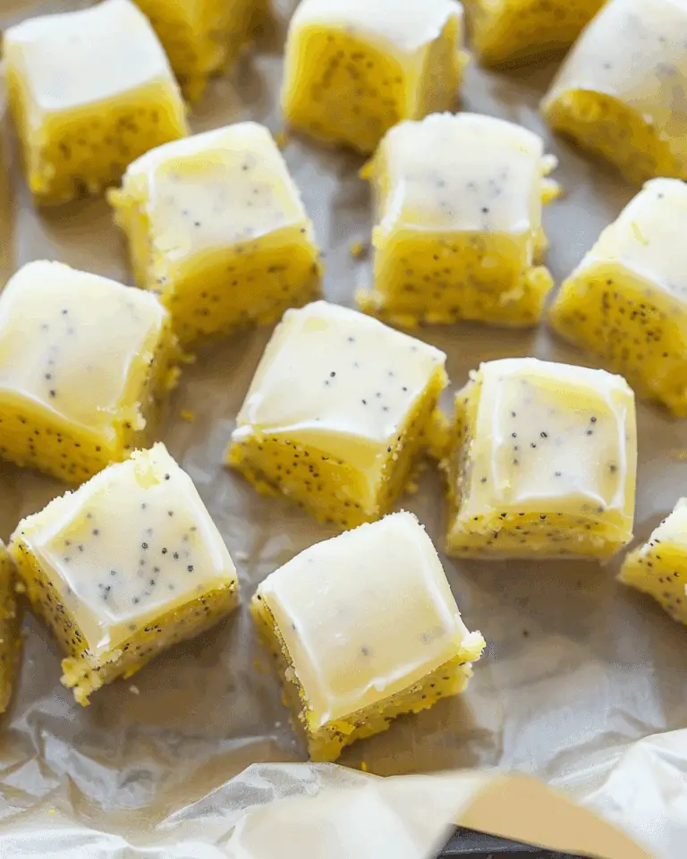 No-Bake Lemon Poppy Seed Fridge Bites