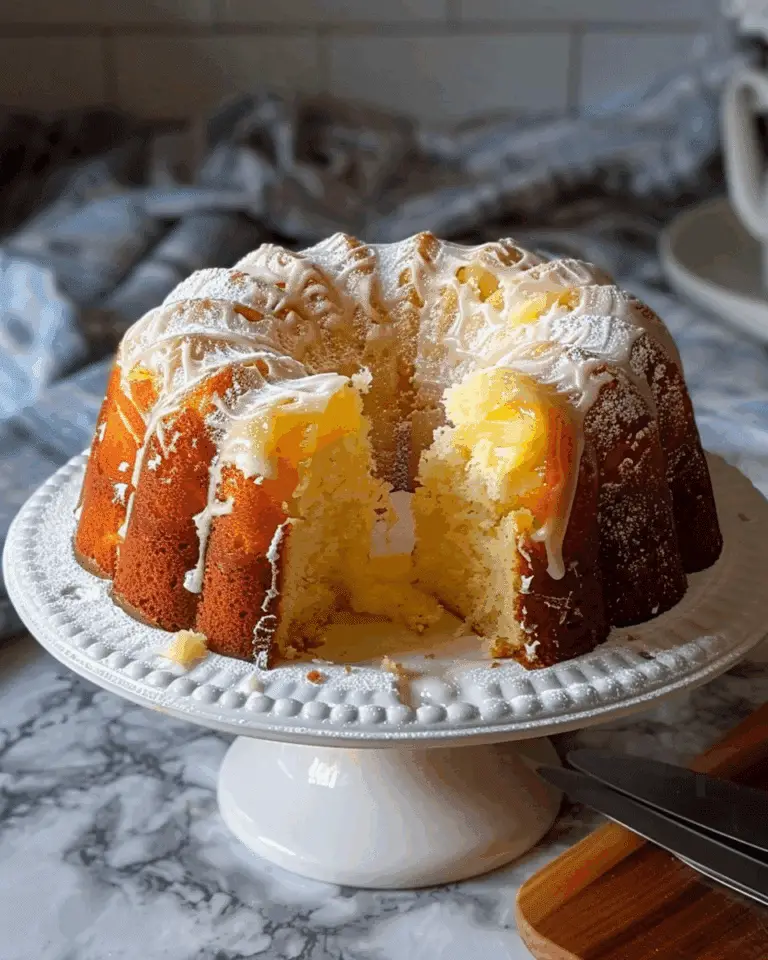 Pineapple Cream Cheese Bundt Cake