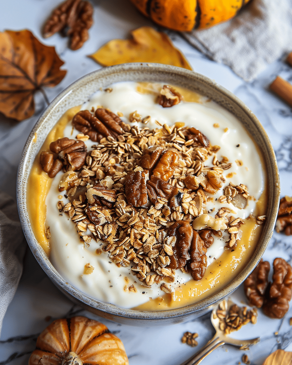 Pumpkin Pie Yogurt Bowl