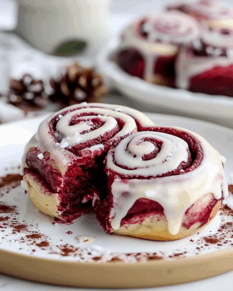 Red Velvet Cinnamon Rolls