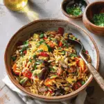 Roasted Vegetable Orzo Salad