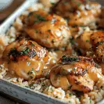 Savory Smothered Chicken and Rice