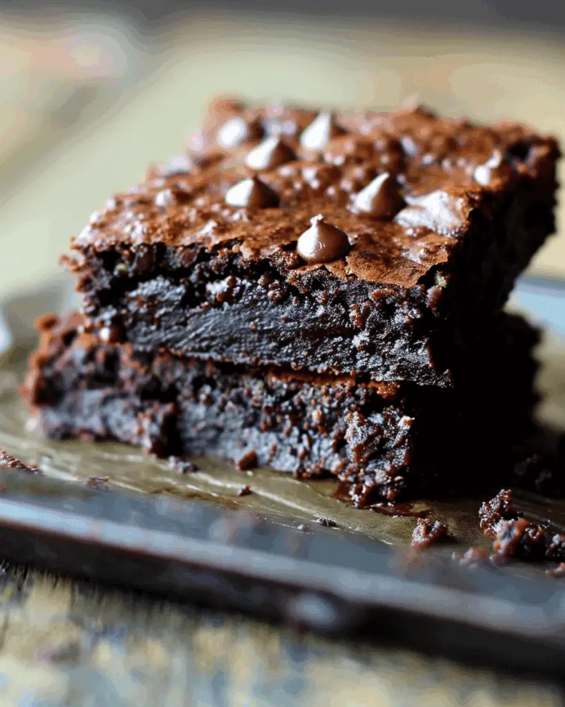 Secretly Healthy Zucchini Brownies