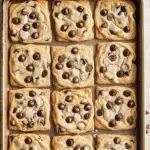 Sheet Pan Chocolate Chip Cookies
