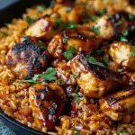Smoky Chipotle BBQ Chicken and Rice Skillet