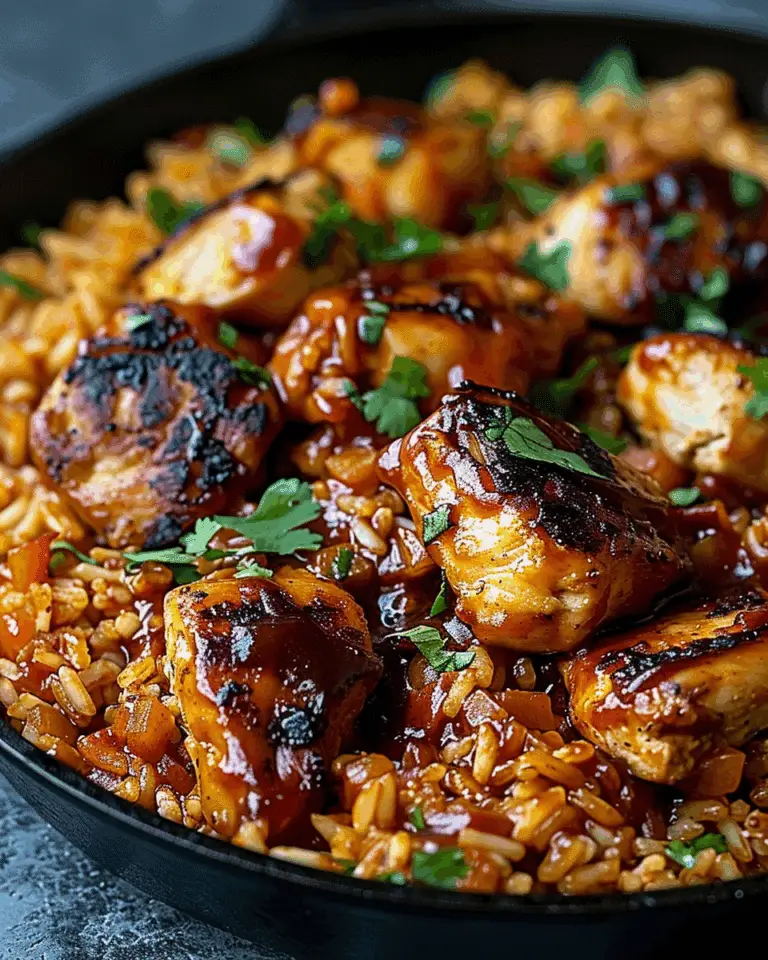 Smoky Chipotle BBQ Chicken and Rice Skillet