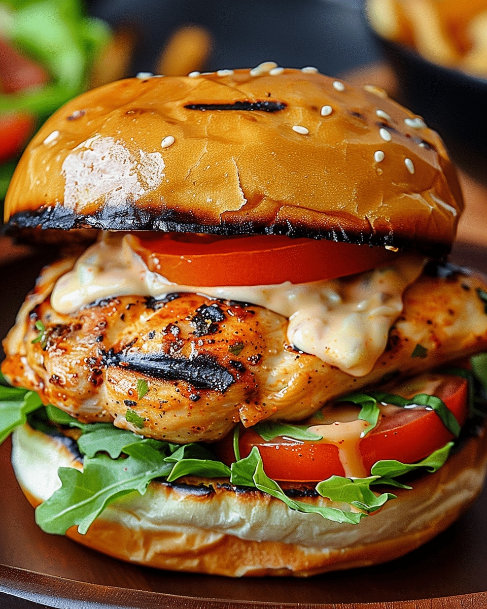 Spicy Chipotle Chicken Burger