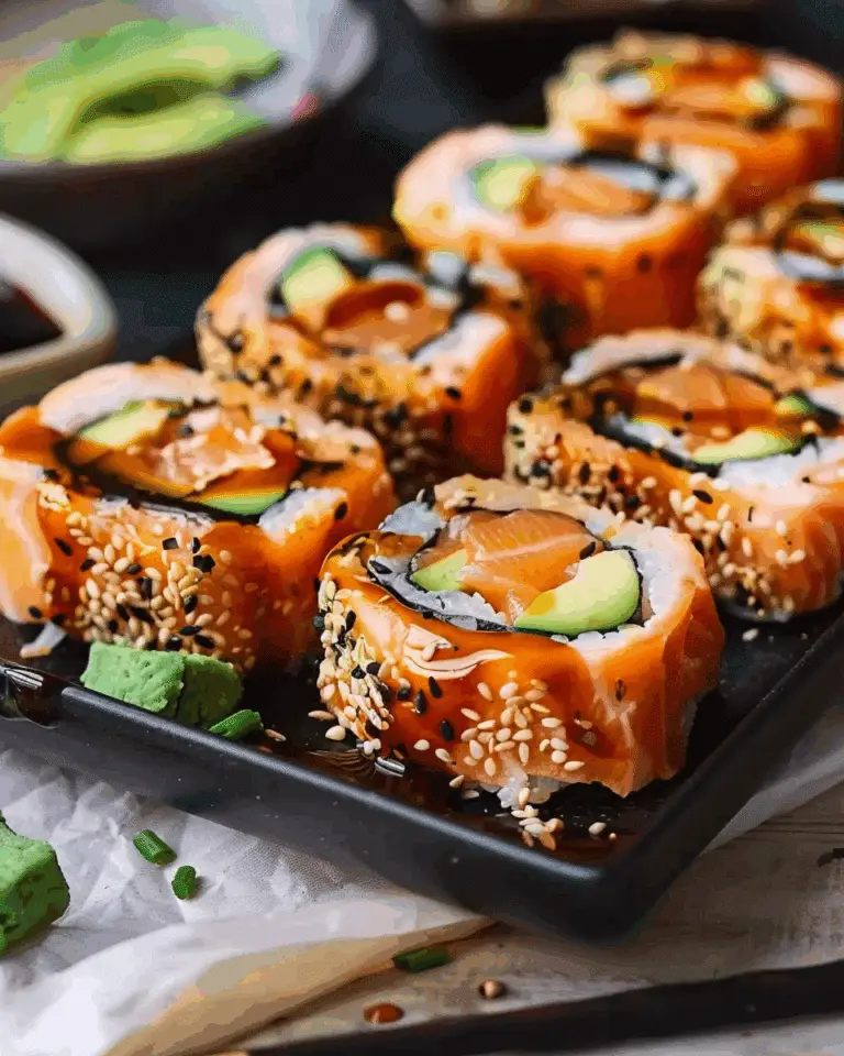 Spicy Salmon Sushi Bake