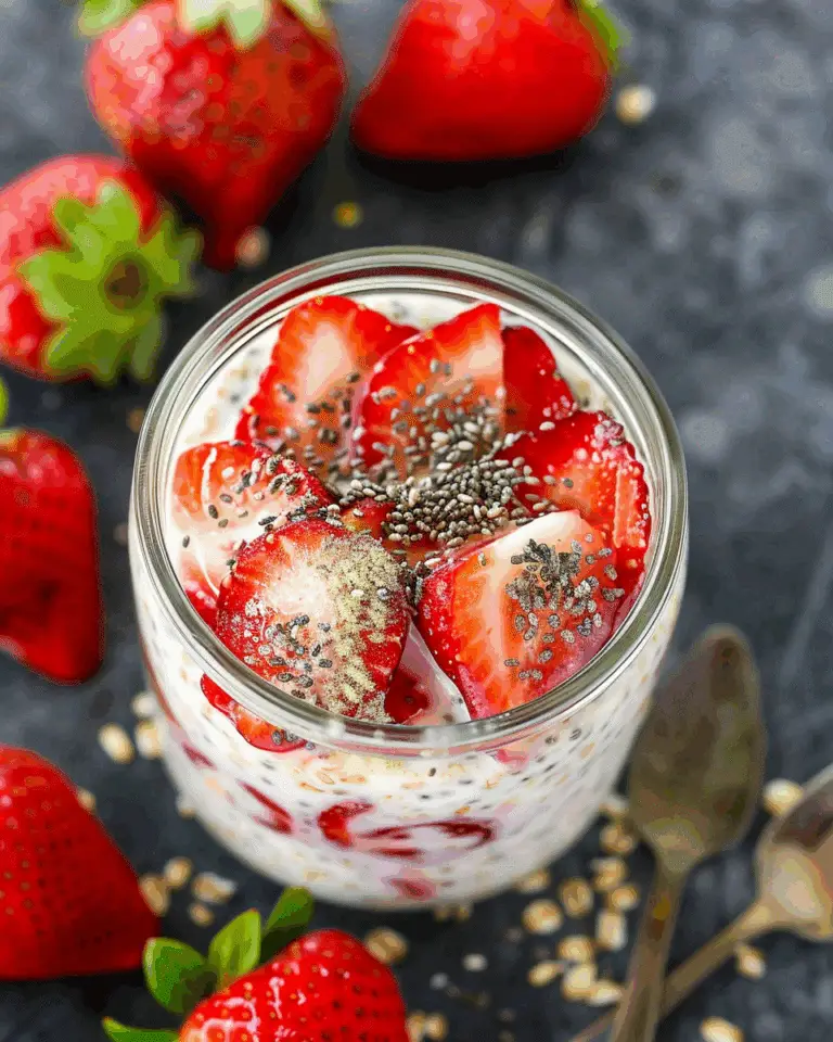 Strawberry Chia Overnight Oats